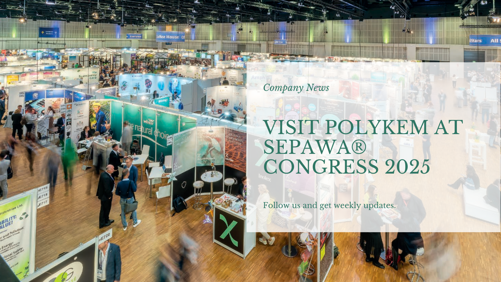 Besök Polykem Booth på SEPAWA® Congress 2025 i Berlin!