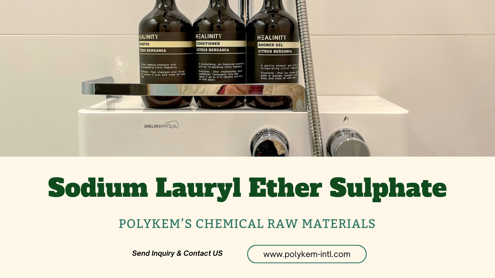 Din betrodda partner för ytaktiva ämnen: Polykem' Sodium Lauryl Ether Sulphate (SLES)