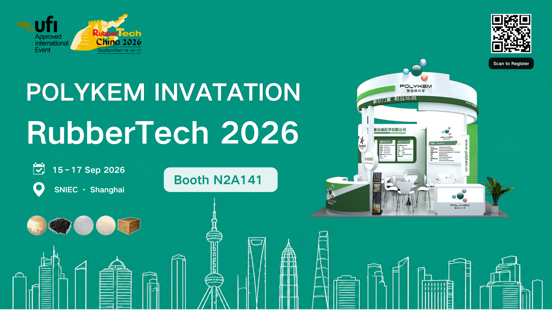Möt Polykem på RubberTech China 2026 i Shanghai